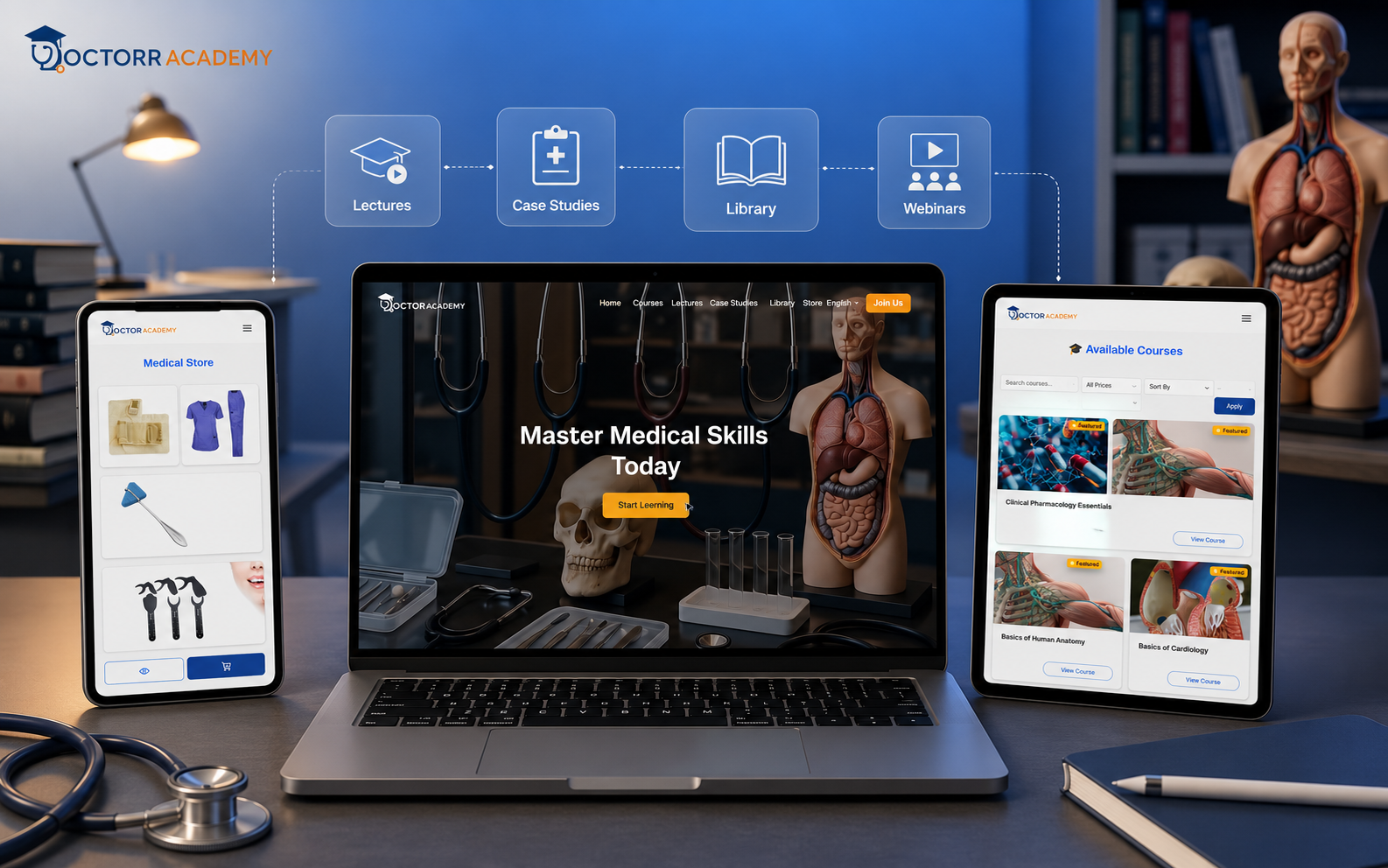 Doctor Academy — Advanced Medical Education Platform